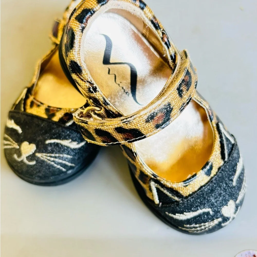 Nina Leopard Kitty Maryjanes